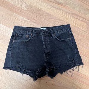 AGolde Parker jean shorts